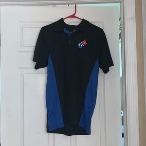 Men’s Dominos Black Polo